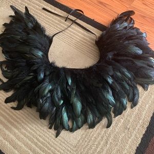 Dress accessory greenish blackish color